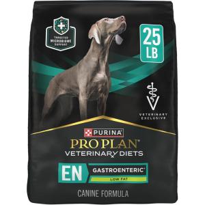 imagePro Plan Veterinary Diets Purina EN Gastroenteric Low Fat Canine Formula Dog Food Dry Recipe  25 lb Bag25 Pound Pack of 1
