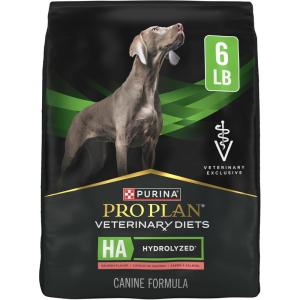 imagePro Plan Veterinary Diets Purina HA Hydrolyzed Protein Dog Food Dry Chicken Flavor Formula  6 lb BagSlamon