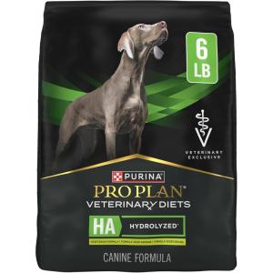 imagePro Plan Veterinary Diets Purina HA Hydrolyzed Protein Dog Food Dry Chicken Flavor Formula  6 lb BagVeg
