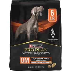 imagePro Plan Veterinary Diets Purina OM Select Blend Overweight Management Canine Formula Dry Dog Food  6 lb BagChicken SB