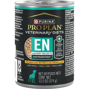 imagePurina Pro Plan Veterinary Diets EN Gastroenteric Low Fat Canine Formula Wet Dog Food  Pack of 12 134 oz CansChicken SS