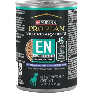 imagePurina Pro Plan Veterinary Diets EN Gastroenteric Low Fat Canine Formula Wet Dog Food  Pack of 12 134 oz CansLamb SS