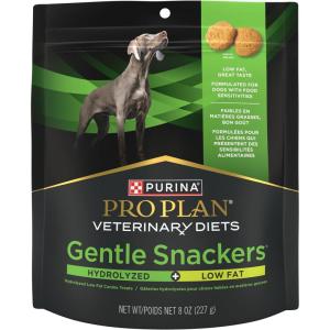 imagePurina Pro Plan Veterinary Diets Gentle Snackers Hydrolyzed Plus Low Fat Dog Treats  8 oz Pouch