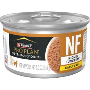 imagePurina Pro Plan Veterinary Diets NF Kidney Function Early Care Feline Formula Adult Wet Cat Food Pate  Pack of 24 55 oz Cans