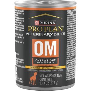 imagePurina Pro Plan Veterinary Diets OM Overweight Management Canine Formula Dog Food Wet Formula  Pack of 12 133 oz Cans
