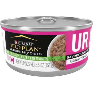 imagePurina Pro Plan Veterinary Diets UR Urinary StOx Feline Formula Wet Cat Food  Pack of 24 55 oz CansTurkey SS