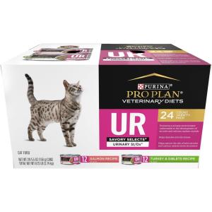 imagePurina Pro Plan Veterinary Diets UR Urinary StOx Feline Formula Wet Cat Food  Pack of 24 55 oz CansVariety Pack SS